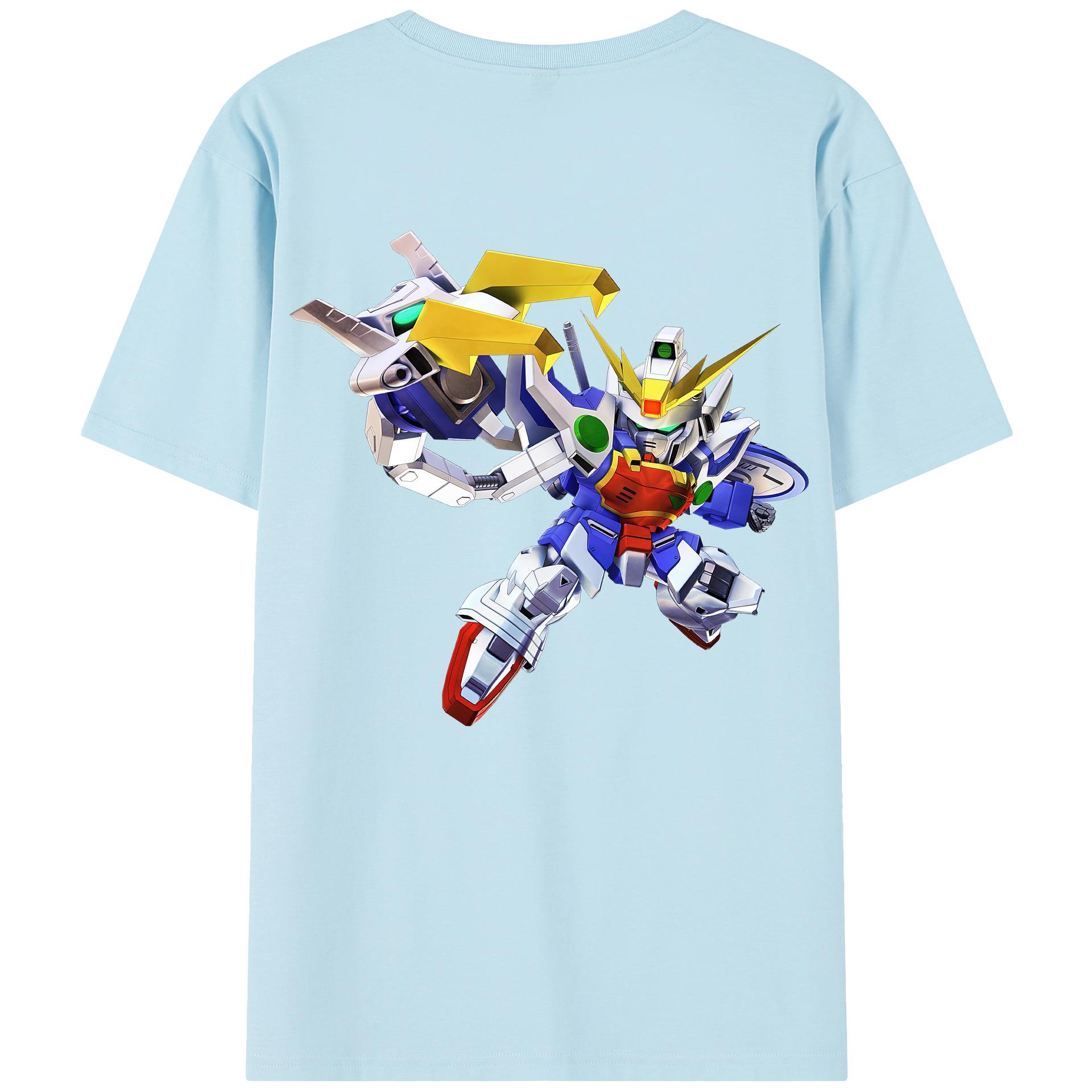 （画像用） 機動戦士ガンダム Mobile Suit Gundam 綿100％半袖Tシャツ（背面プリント）